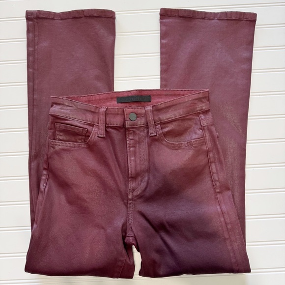 Joe's Jeans Callie Coated High Waist Ankle Bootcut Jeans - Size 25 - Picture 1 of 7
